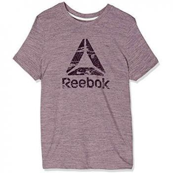 Reebok Te Marble Logo tee Camiseta, Mujer, lilfog, XL