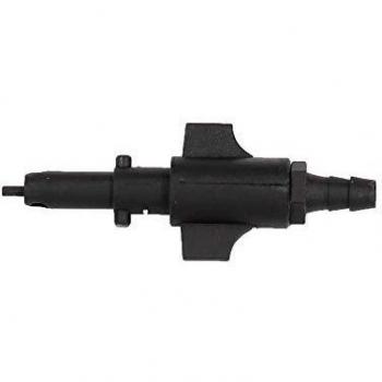 Nuova Rade - Fuel Line Male Connector, Color 9.5 mm Barb