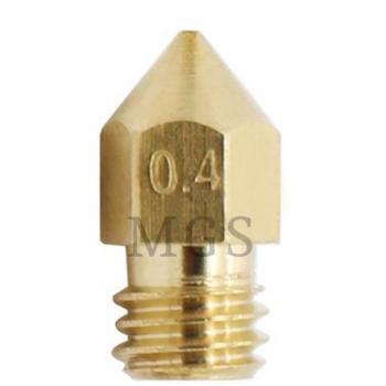 MadridGadgetStore® Cabezal Boquilla 0.4 mm 0.4mm para Extrusor Nozzle Impresora Impresión 3D MakerBot MK8 Anet RepRap Extrusora HotEnd 1.75 mm LEONOZZLE Intercambiable Repuesto Spare Envío Gratis