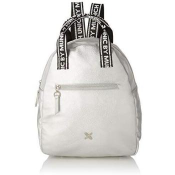 Munich Backpack Tulle, Bolso mochila para Mujer, Plateado