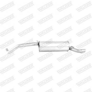 Silencioso Trasero Walker 24153 - Silenciador trasero, compatible con vehículos específicos, fabricado en acero inoxidable, diseño de flujo libre para mejorar el rendimiento del escape y reducir el ruido
