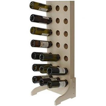 Expovinalia Botellero para 21 Botellas, Madera, Marrón, 94x35x7 cm