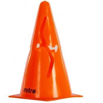 Cono Flexible Mitre 9 - Cono de entrenamiento, material flexible, color brillante, ideal para marcar zonas en deportes y actividades físicas