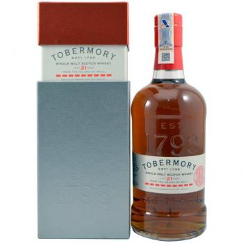 Whisky Tobermory 21 Años Oloroso Sherry Cask Finish 46,3% 0,70l