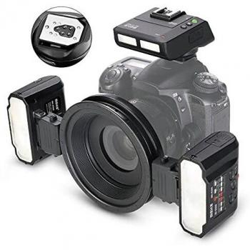 Meike MK-MT24 TTL Macro Twin Flash Kit for Nikon