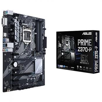ASUS Prime Z370-P Placa Base para Gaming - Socket LGA 1151, Compatible con Procesadores 8th Gen, DDR4 4000 MHz, 6 x PCIe 3.0, 4 x SATA III, 2 x M.2 Slots, Crossfire X Support