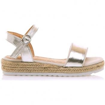 MUSTANG | Sandalias Planas para Niña - Color Plata - Verano - Con Hebilla - Estilo Casual - Cómodas y de Alta Calidad - Modelo 48963