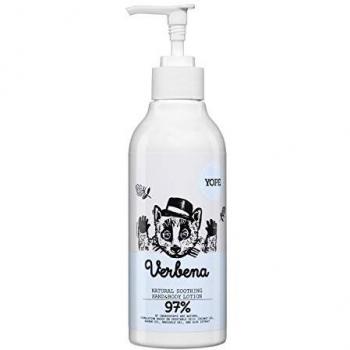 Loción Hidratante de Manos y Cuerpo - Verbena con Manteca de Karité, Mantequilla de Coco, Extracto de Flor de Caléndula y Gel de Aloe Vera - 300ml - Fórmula Vegana