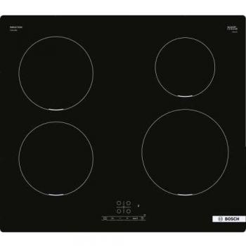 Piano Cottura a Induzione Bosch PUE611BB5J, 4 Zone, TouchSelect, PowerBoost, 59.2 cm, Negro