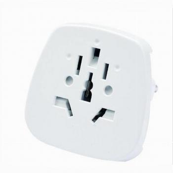 Adaptador Universal de Viaje Blanco 10A 2P + T