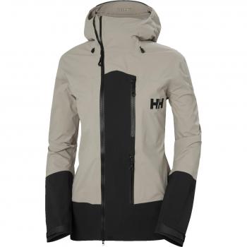 Helly Hansen Women's Odin Backcountry Infinity Waterproof Ski Jacket Grey Large