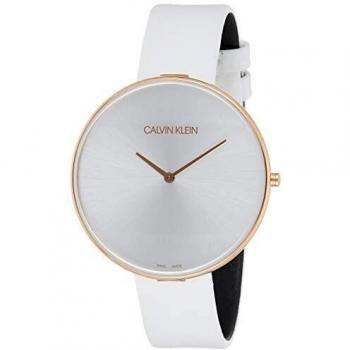 Calvin Klein Reloj Analógico para Mujer de Cuarzo con Correa en Cuero K8Y236L6