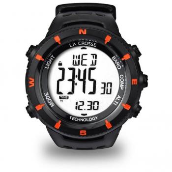 La Crosse Technology – Reloj Altímetro, Barómetro, Brújula, color WTXG11 Orange