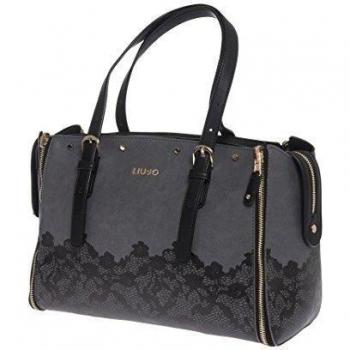 Borsa bauletto Liu Jo L reversibile aromia lace acciaio