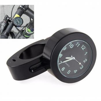 WINOMO Manillar de montaje Digital reloj 7/8 motocicleta moto accesorio impermeable