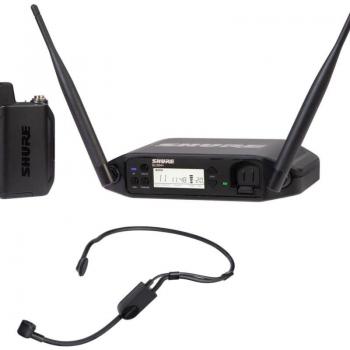 Shure GLXD14+/PGA31-Z3 Dual Band Digital Wireless System with PGA31 Headset Microphone, 2.4/5.8GHz