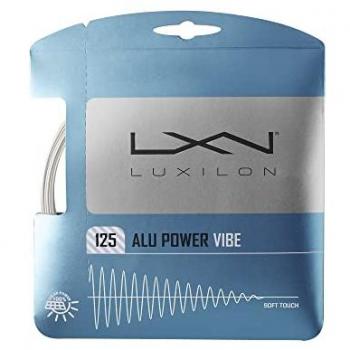 Cordaje de tenis Luxilon Alu Power Vibe, 12.2 m, color blanco, material poliéster
