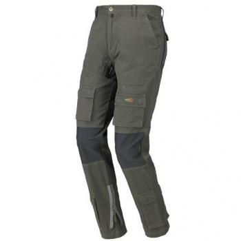 Pantalón de Trabajo Stretch On 8738 en Verde y Negro con Tecnología Stretch y Multibolsillos