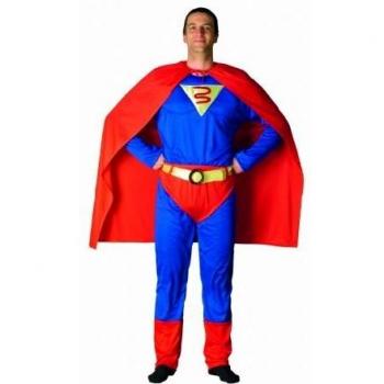 Disfraz super hombre adulto. Talla 50/52.