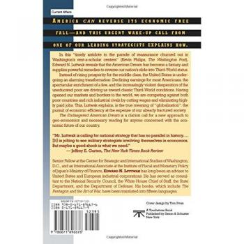 Endangered American Dream: A Critical Analysis of the American Ideals by Edward N. Luttwak