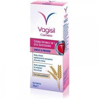 Vagisil Intimate Cream 2 In 1 Daily Use with Prebiotic Oatmeal, 30g