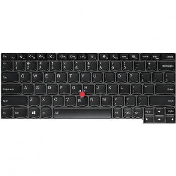 Teclado Lenovo US/INGLÉS para Notebook ThinkPad X240s - Repuesto 04Y0938, Color Negro