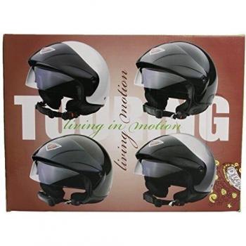 Bottari 64260 Touring Casco de Metal, Color Negro, Talla S