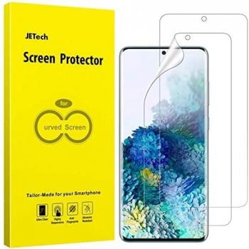 JETech Protector de Pantalla Compatible con Samsung Galaxy S20 Plus 5G 6,7 Pulgadas, Película de TPU Flexible HD Clarity, Compatible con Funda, 2 Unidades