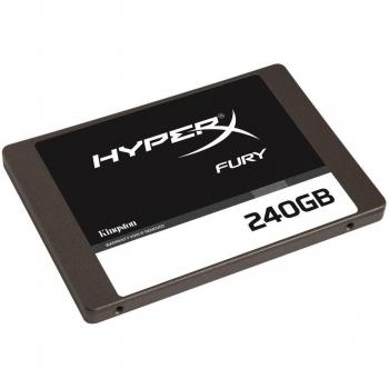HyperX SHFS37A/240G FURY 240 GB SATA 3 SSD, 2.5 Inch, Black, Grey