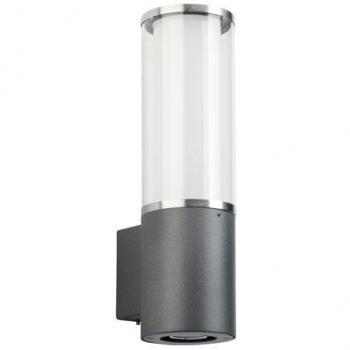 Aplique de exterior Elettra con downlight y spot integrado