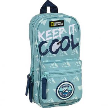 Plumier Mochila C/4 Port.vacio Reciclab. National Geographic 'Below Zero' - Safta