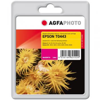 Cartucho de Tinta Agfaphoto APET044MD Magenta Compatible para Epson Stylus C 64 / C 84 N