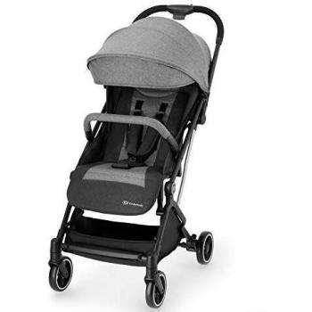 Kinderkraft Silla de Paseo Bebé INDY, Carrito, Plegable, Impermeable, Gris