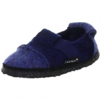 Nanga Berg 01-0010 - Zapatillas de casa de fieltro para niños, Azul
