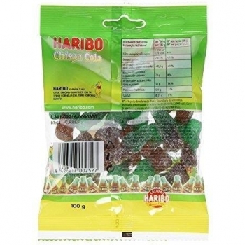 Haribo Chispa Cola - Paquete de 18 Bolsas, Cada Una de 100g (Total: 1800g)