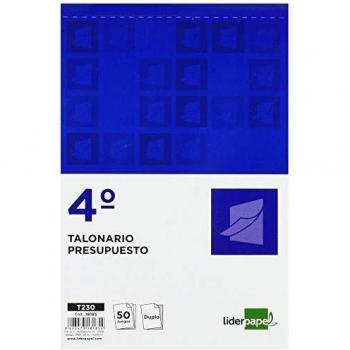 Liderpapel - T230 Talonario Presupuesto
