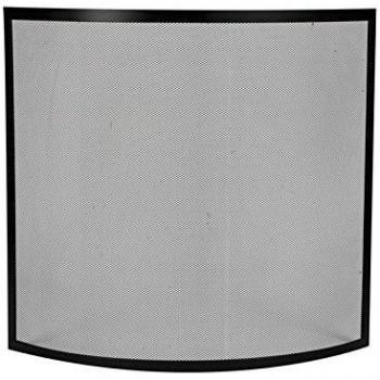 Pantalla de fuego Perel 66 x 61 cm color negro
