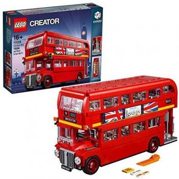 LEGO Creator - London Bus, Réplica de Autobús de Londres de dos Plantas para Construir, Jugar y Exponer con Característicos Detalles, Regalo Coleccionable a Partir de 16 Años