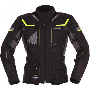Chaqueta textil para motocicletas Modeka Panamericana - Negro Amarillo 4XL