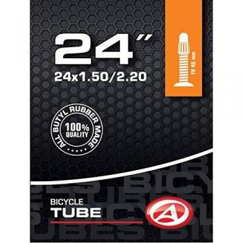 Tubo de bicicleta 24 pulgadas SV Válvula Presta 40 mm 32/57-507 para MTB ATB