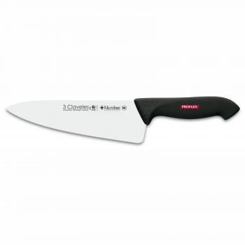 Cuchillo Profesional Cocinero Ancho 20 cm Microban - 3 Claveles Proflex