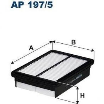 Filtro de aire FILTRON AP 197/5 - Alta eficiencia, diseño optimizado para filtración, fácil instalación, compatible con diversos modelos de vehículos