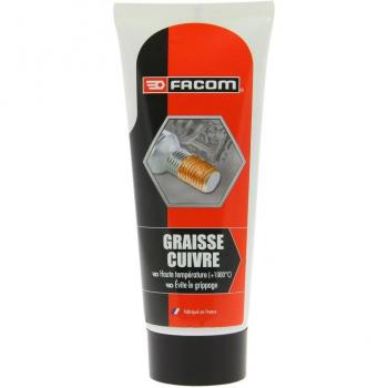 Lubricante de Cobre Facom 200g para Vehículo - Grasa de Cobre, alta resistencia a la temperatura, evita el desgaste y la corrosión, ideal para componentes metálicos expuestos a altas temperaturas y presiones