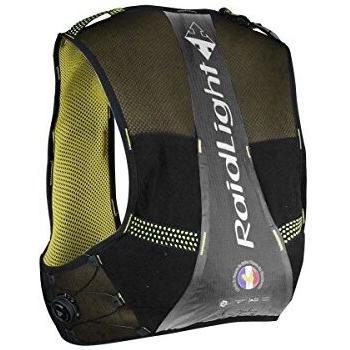 Raidlight Gilet 3L + 2x350ml Mochila para trail running black/yellow