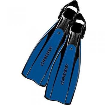 Cressi Pro Light Aletas, Unisex, Negro/Azul, M/L