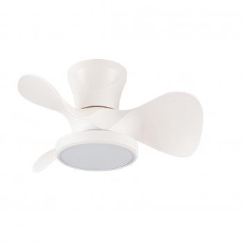 Ventilador de techo LED Moll 20W 1900Lm CCT Dim con 6 velocidades para estancias pequeñas