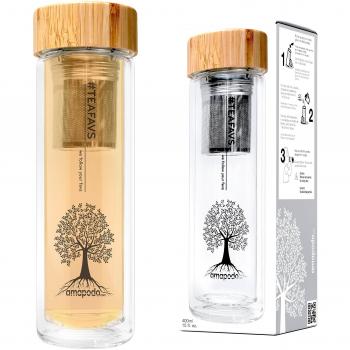 Botella para té Variation #4 1x Amapodo Teebereiter