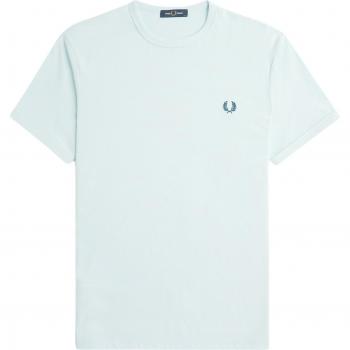 Fred Perry Ringer T-Shirt Light Blue XL