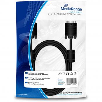 MediaRange MRCS147 Cable VGA 1,8 m VGA