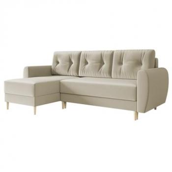 Sofá Rinconero Memphis 109 con Función de Descanso y Caja de Ropa de Cama, 234 x 95 x 139 cm